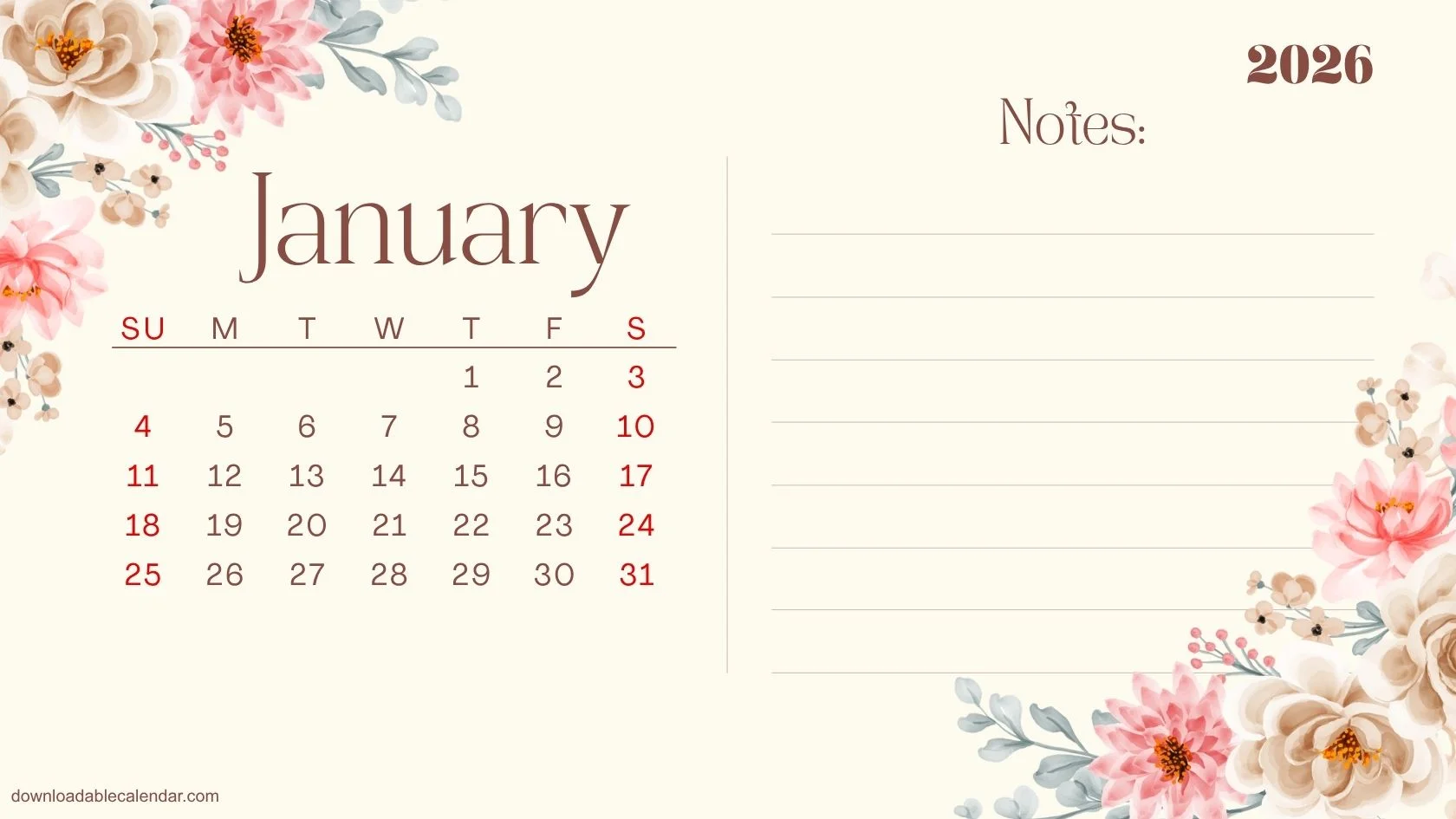 january-2026-floral-calendar-printable january-2026-floral-calendar-printable