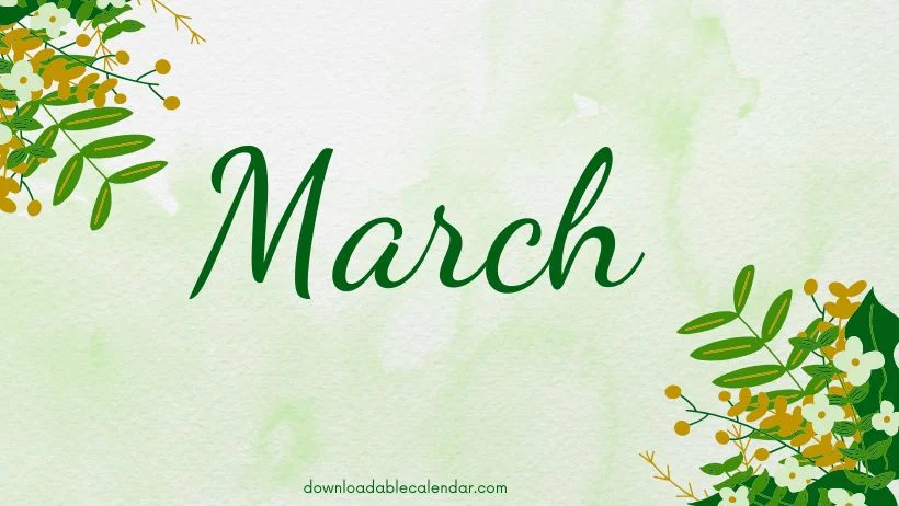 march-2026-calendar march 2026 calendar