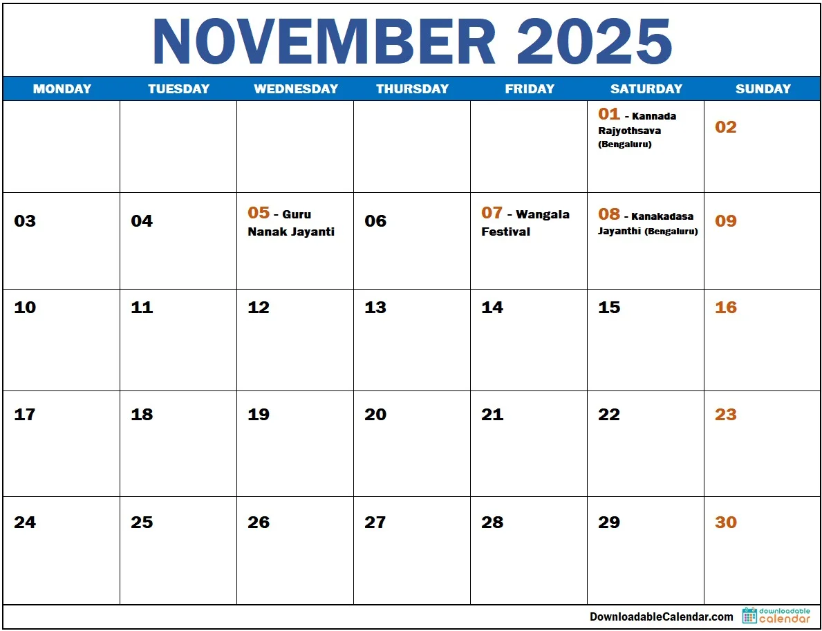 november-2025-calendar-month-with-indian-holidays november-2025-calendar-month-with-indian-holidays