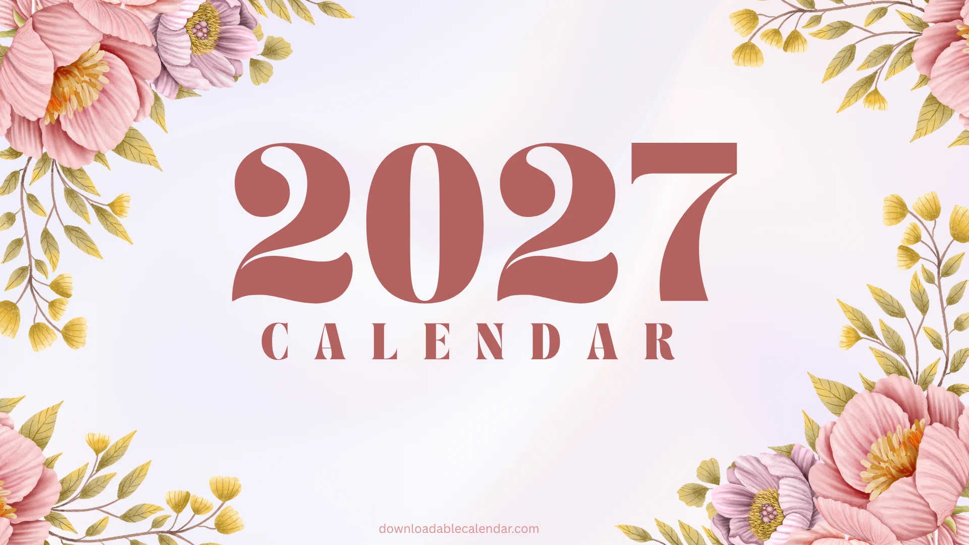 2027-floral-calendar-printable floral calendar printable 2027