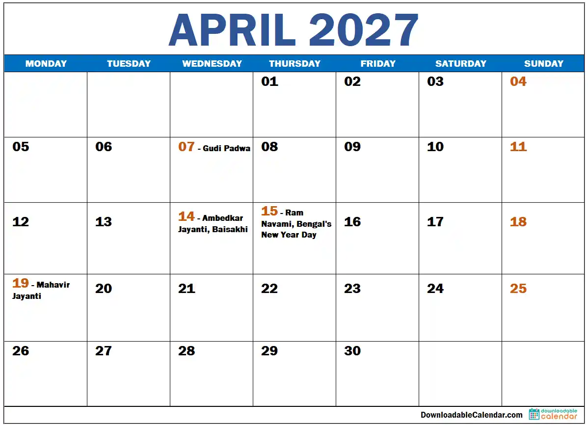 april-2027-calendar-with-indian-holidays