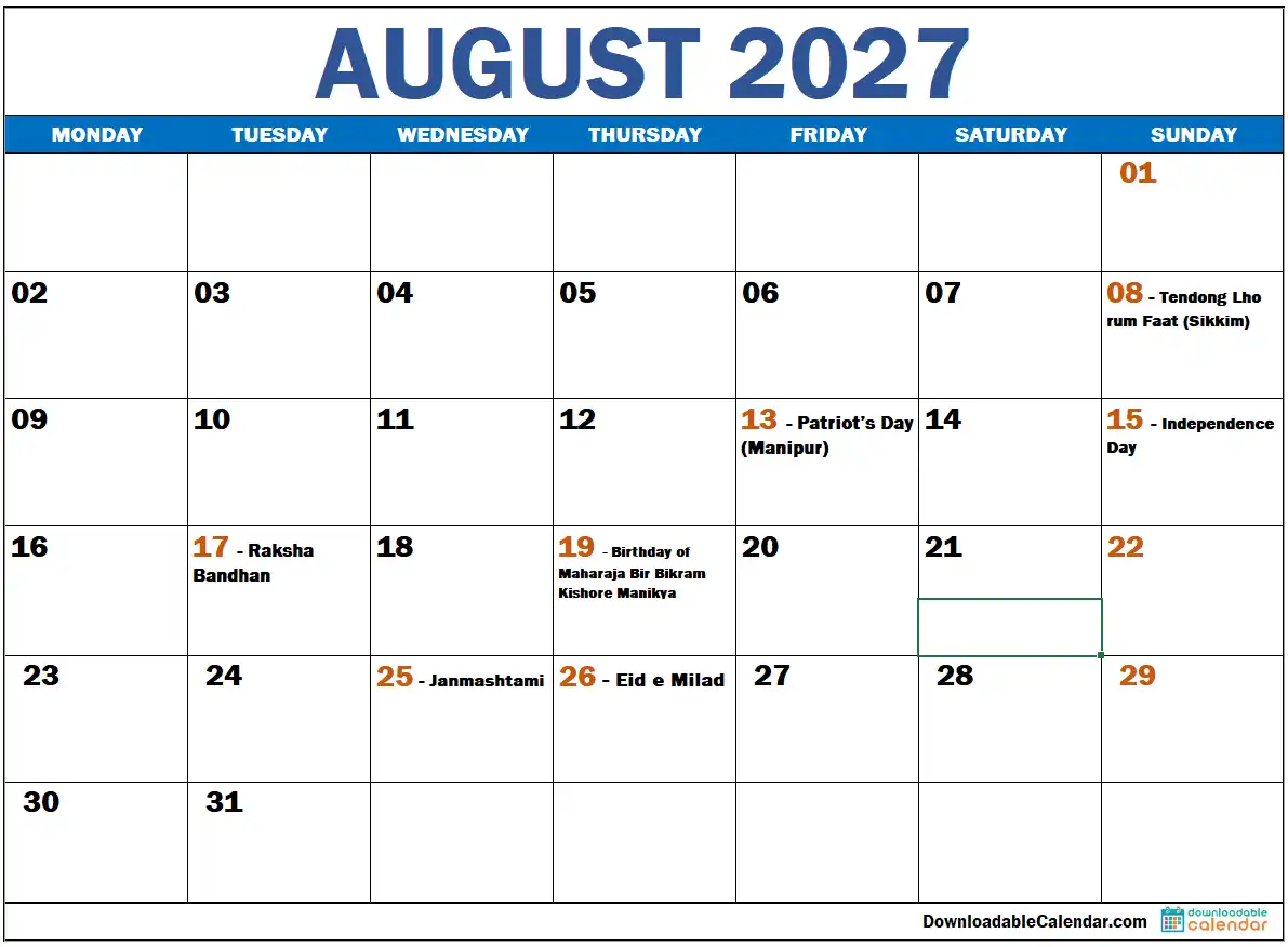 august-2027-calendar-with-indian-holidays